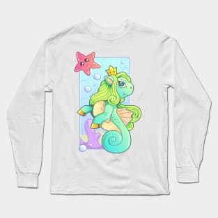 cute pony seahorse Long Sleeve T-Shirt